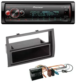 Автомагнитола Pioneer Bluetooth, USB, MP3, DAB для Citroën Jumper (2006–2011), Quadlock