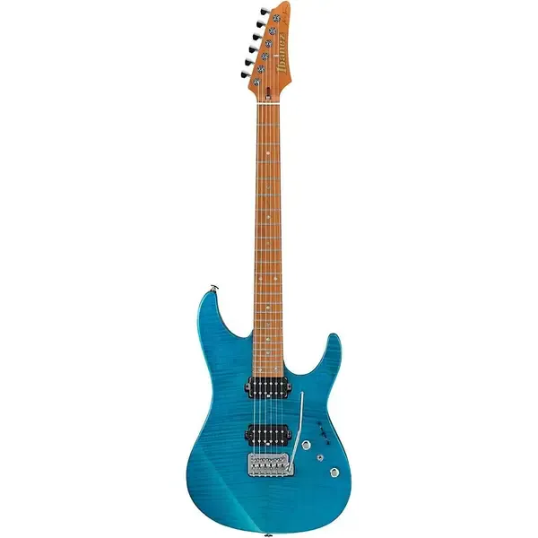 Электрогитара Ibanez MM1 Martin Miller Signature Transparent Aqua Blue