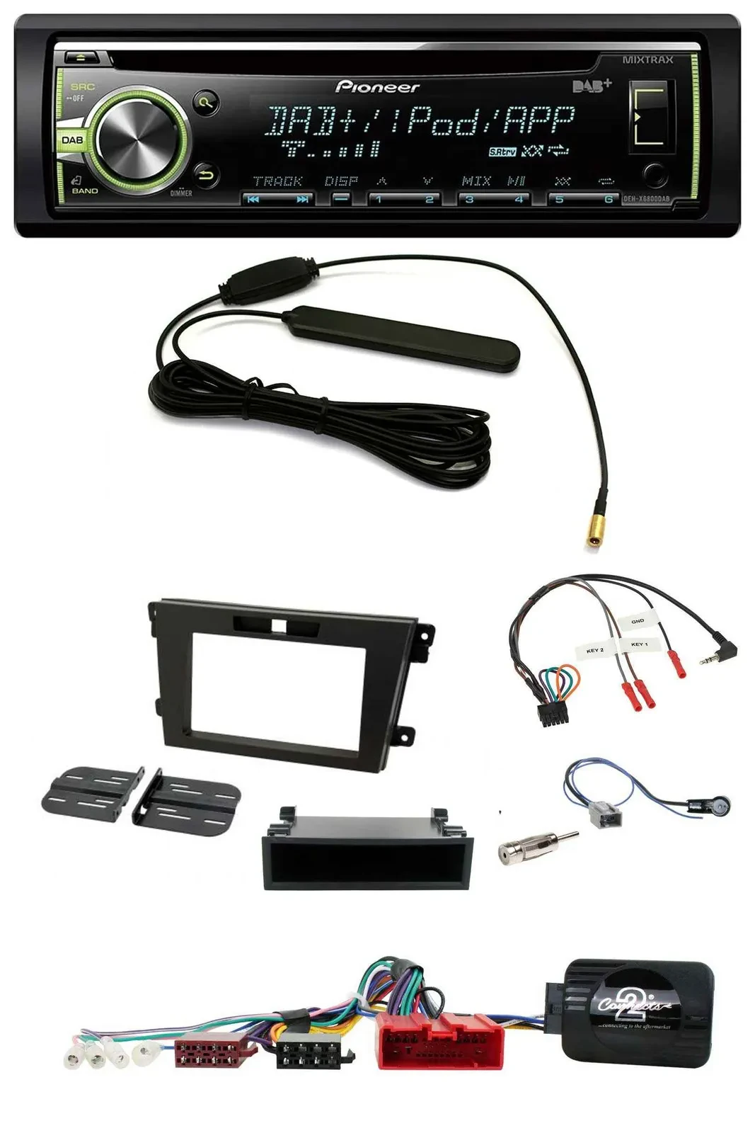 Pioneer MP3 USB CD DAB Lenkrad Autoradio für Mazda CX-7 2008-2010