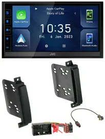 JVC DAB Bluetooth MP3 USB 2DIN Autoradio für Jeep Grand Cherokee Dodge Durango a