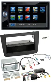 Blaupunkt Lenkrad USB Bluetooth TMC 2DIN Navigation für Alfa Romeo Mito 14-18 In