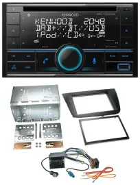 Kenwood CD 2DIN DAB USB MP3 Bluetooth Autoradio für Seat Altea Toledo Altea XL s