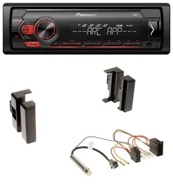 Pioneer DAB 1DIN MP3 AUX USB Autoradio für Audi A4 B5 bis 99 A6 C4 bis 97 A8 D2