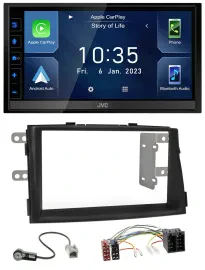 JVC DAB Bluetooth MP3 USB 2DIN Autoradio für Kia Sorento II XM 2009-2012