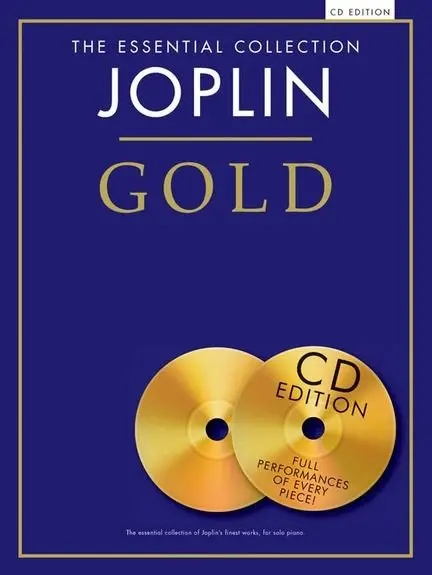 Ноты MusicSales JOPLIN GOLD ESSENTIAL COLLECTION PIANO SOLO BOOK/2CD