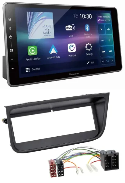 Pioneer Bluetooth USB DAB MP3 Autoradio für Peugeot 406
