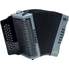 Б/У аккордеон диатонический Hohner Corona C-II F/Eb/Bb Silver Rainbow