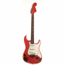 Электрогитара Fender Custom Shop Limited Edition 1967 Stratocaster Aged Fiesta Red