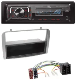 JBL SD AUX MP3 USB Bluetooth Autoradio für Alfa Romeo 147 GT silber Ablagefach
