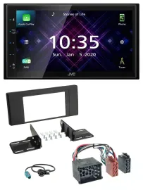 Автомагнитола JVC 2 DIN, DAB, MP3, Bluetooth, USB, для BMW X5 (E53, 2000–2002)