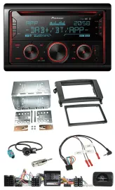 Pioneer 2DIN DAB Lenkrad Bluetooth USB CD Autoradio für Mercedes A- B-Klasse W16