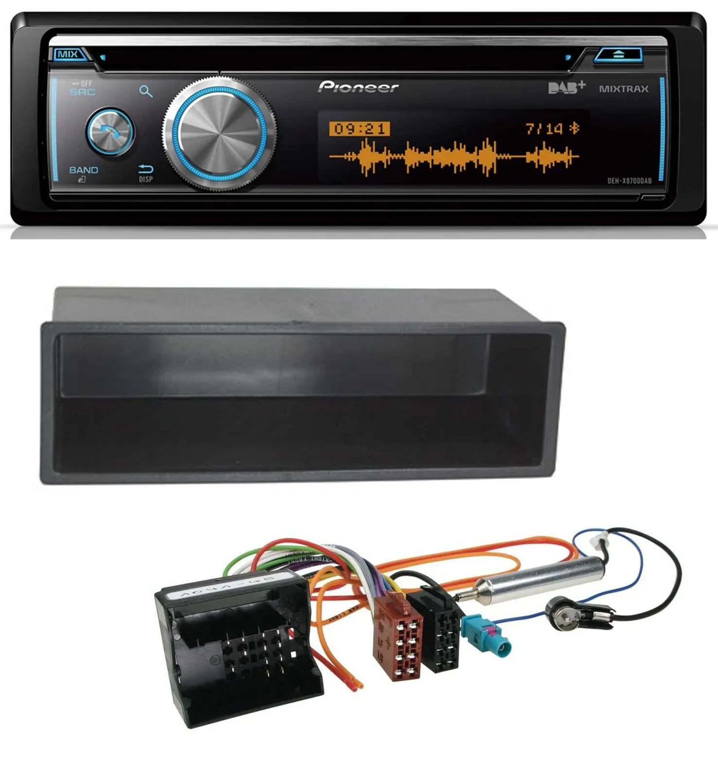 Pioneer MP3 DAB USB CD Bluetooth Autoradio für Citroen Berlingo, C2, C3, Jumpy