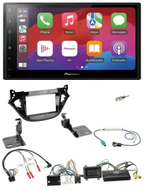 Pioneer DAB USB Lenkrad Bluetooth 2DIN Autoradio für Opel Adam Corsa E 2017-2019