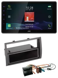 JVC DAB MP3 Bluetooth USB Autoradio für Citroen Jumper 2006-2011 Quadlock