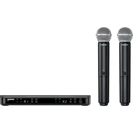 Микрофонная радиосистема Shure BLX288/SM58 Wireless Dual Vocal System w/Two SM58 HH Transmitters Band H9