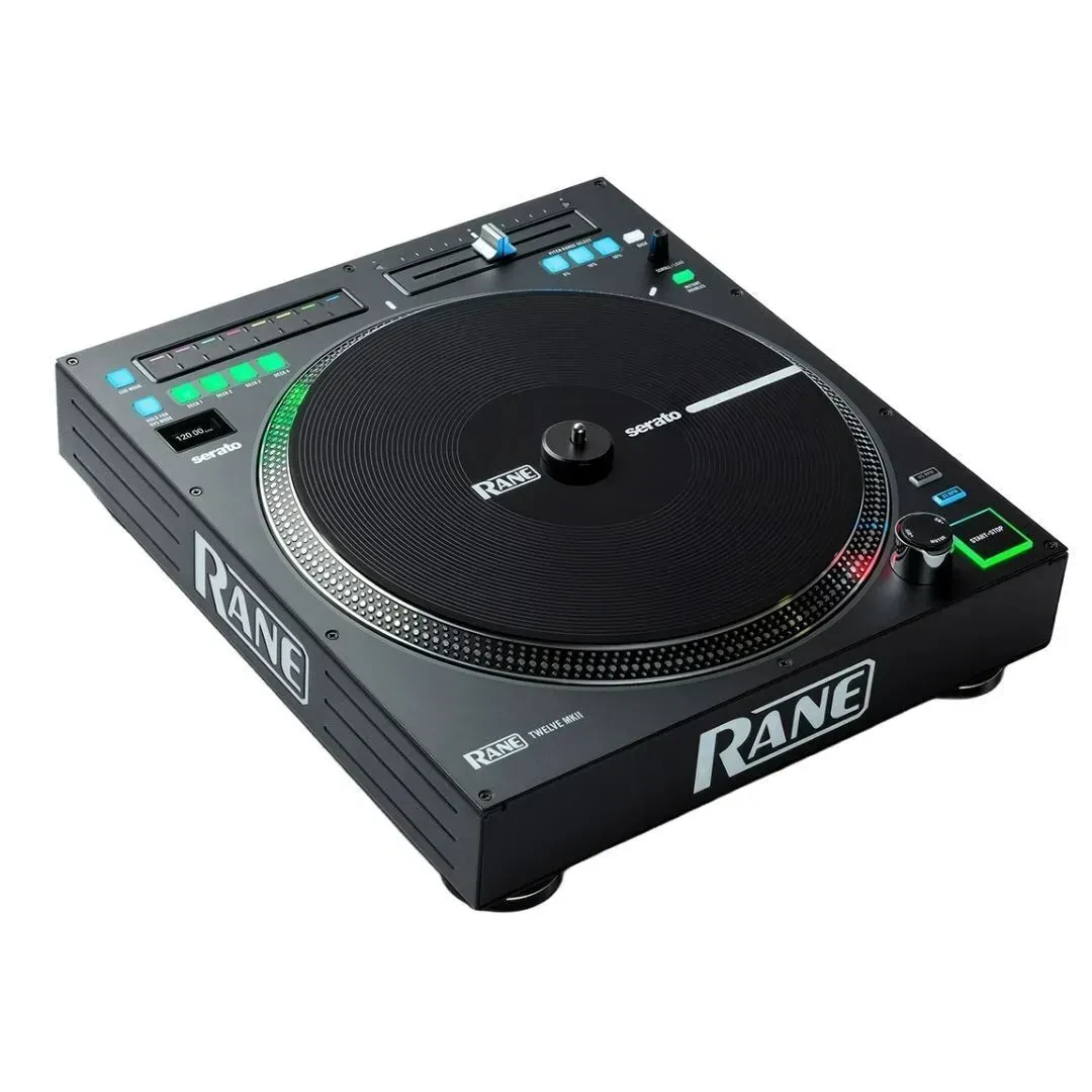 RANE DJ TWELVE MKII 12-Inch Motorized Vinyl-Like MIDI Turntable with USB MIDI