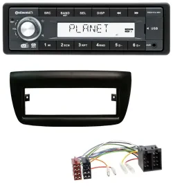 Continental MP3 AUX USB DAB 1DIN Autoradio für Fiat Doblo 12-15 Opel Combo 10-15