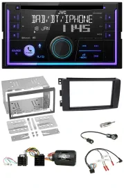 JVC Lenkrad USB 2DIN DAB Bluetooth CD Autoradio für Smart ForFour 2004-2006