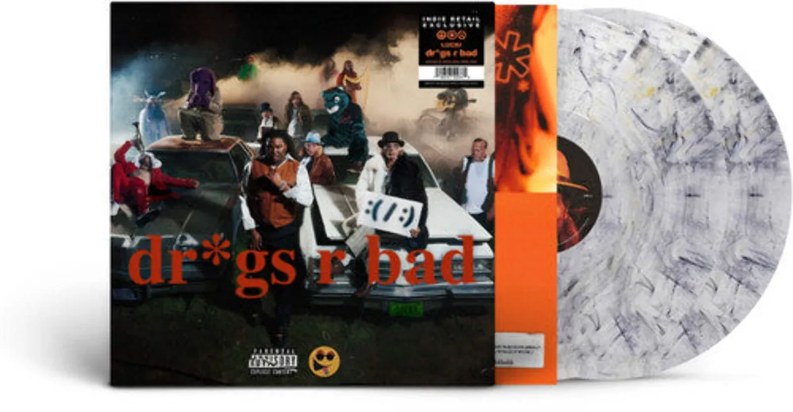 Lucki - Dr*Gs R Bad [Indie-Exclusive White Noise Static Vinyl] NEW Vinyl