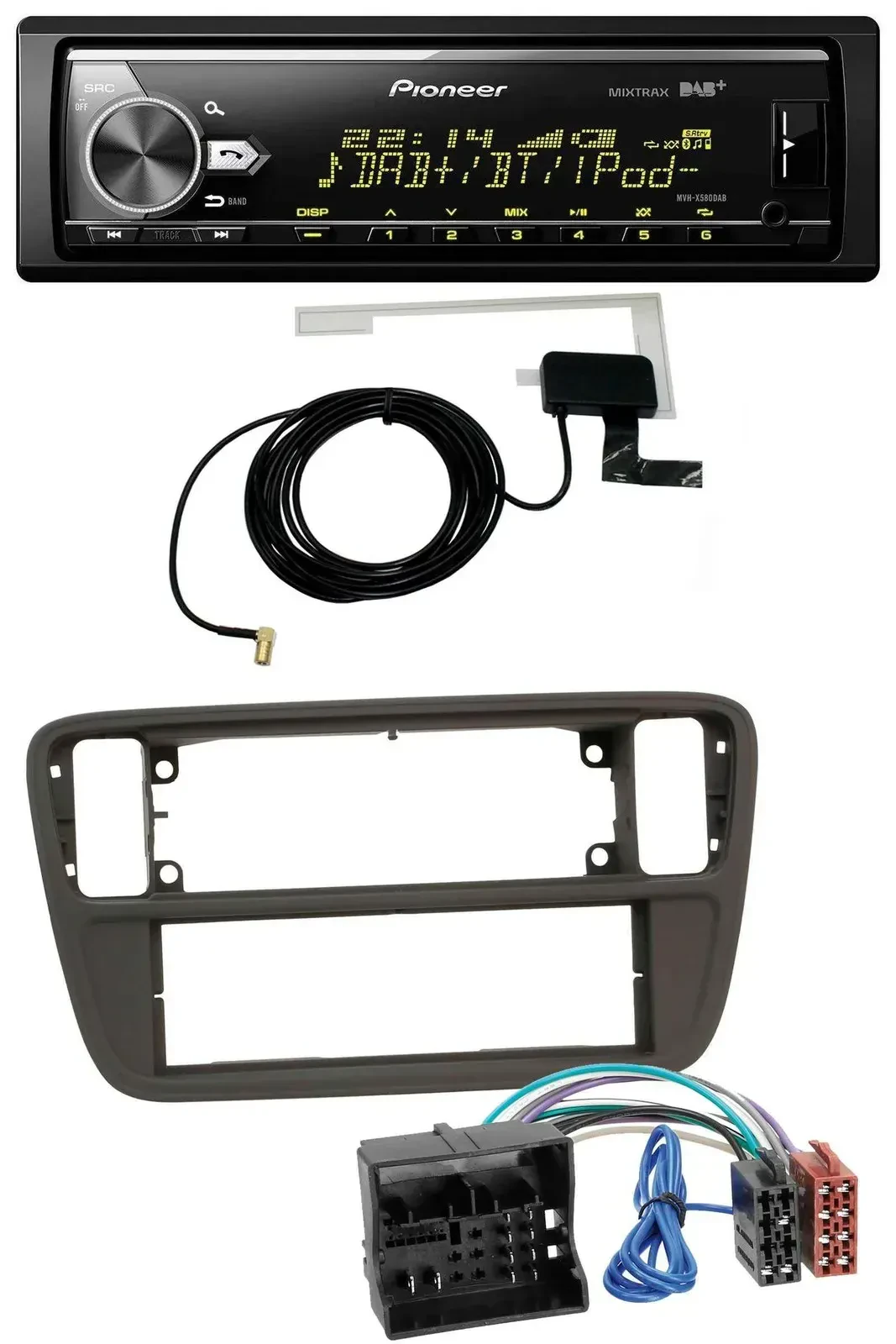 Автомагнитола для Seat Mii Pioneer Bluetooth, DAB, USB, MP3