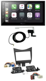 Pioneer USB MP3 2DIN Bluetooth DAB Autoradio für Honda Accord 02-08 schwarz