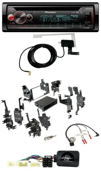 Pioneer DAB CD Lenkrad USB Bluetooth Autoradio für Toyota RAV 4 2001-2005