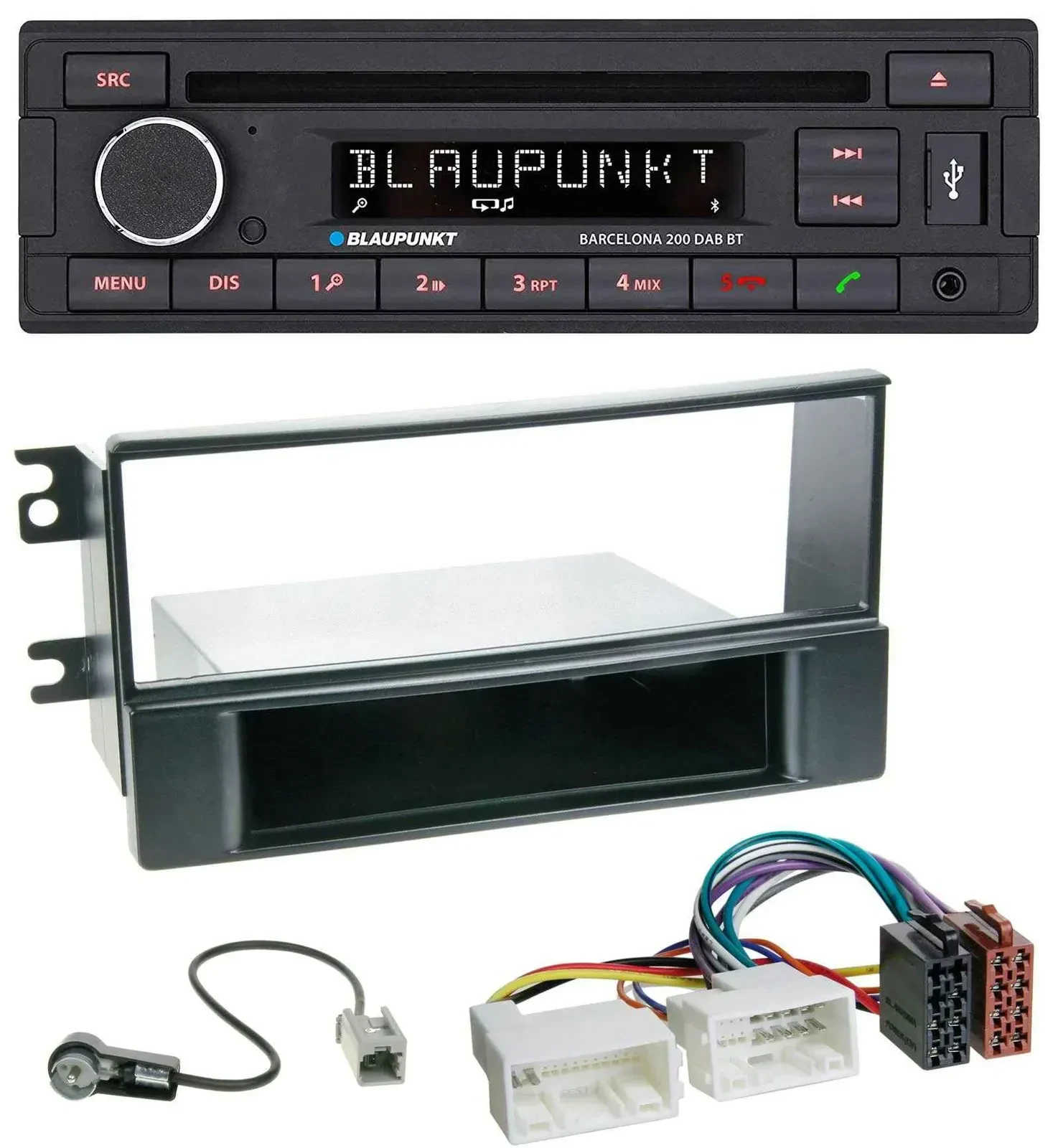 Автомагнитола для Kia Sportage II (2008–2010) Blaupunkt USB, DAB, CD, Bluetooth, MP3