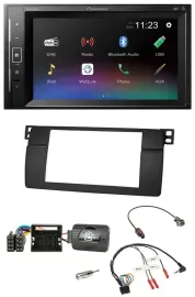 Автомагнитола для BMW 3 Series E46 (2001–2006) Pioneer 2DIN DAB, Bluetooth, USB, поддержка кнопок на руле