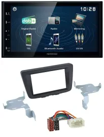 Kenwood 2DIN Bluetooth MP3 USB DAB Autoradio für Suzuki Baleno EW ab 2016