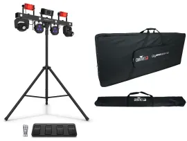 Chauvet DJ GigBAR MOVE + ILS Lighting System w/ Tripod+Footswitch+Remote+Bags.