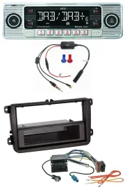 Dietz DAB USB MP3 Bluetooth Autoradio für VW Sharan ab 10 Tiguan ab 07 Touran ab