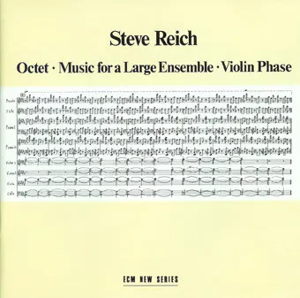 STEVE REICH - Octet / Music For A Large Ensemble / Violin Phase (CD)