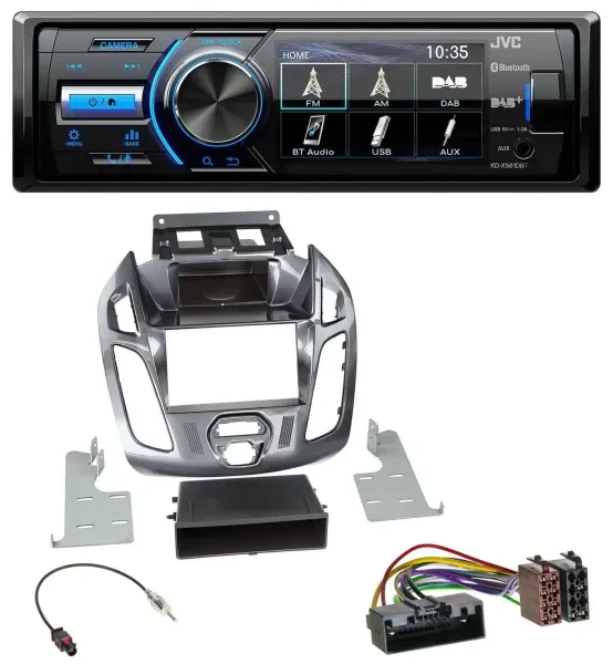 JVC Bluetooth MP3 USB DAB Autoradio für Ford Connect Transit 12-18 ohne Display