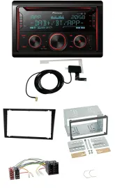 Pioneer 2DIN MP3 DAB USB CD Bluetooth Autoradio für Opel Combo C Vivaro Corsa C