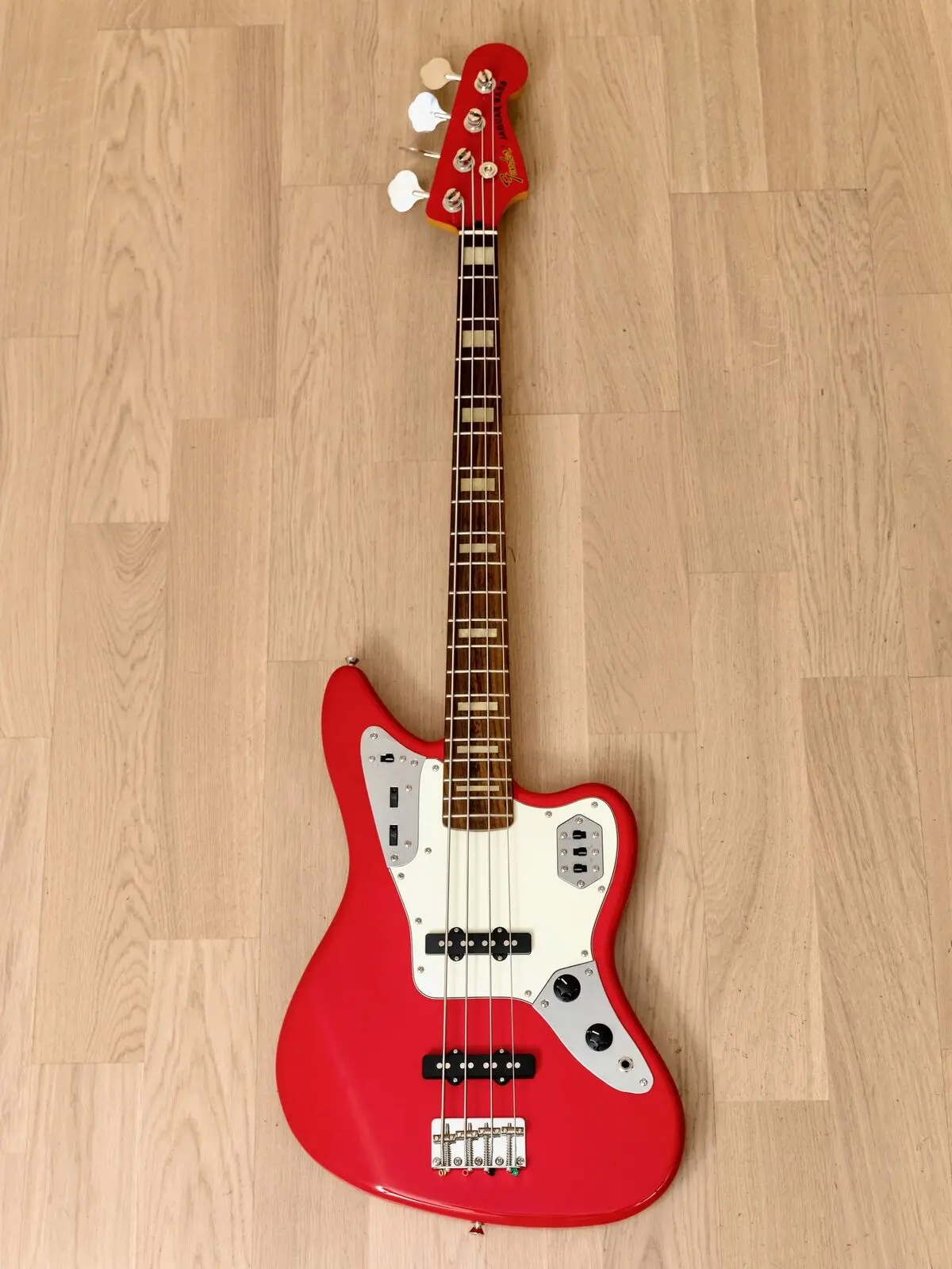 Бас-гитара Fender Jaguar Bass Hot Rod JJ Red w/gigbag Japan 2011