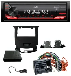 JVC Bluetooth USB DAB MP3 Autoradio für Chevrolet Cruze ab 2016 Klavierlack/schw