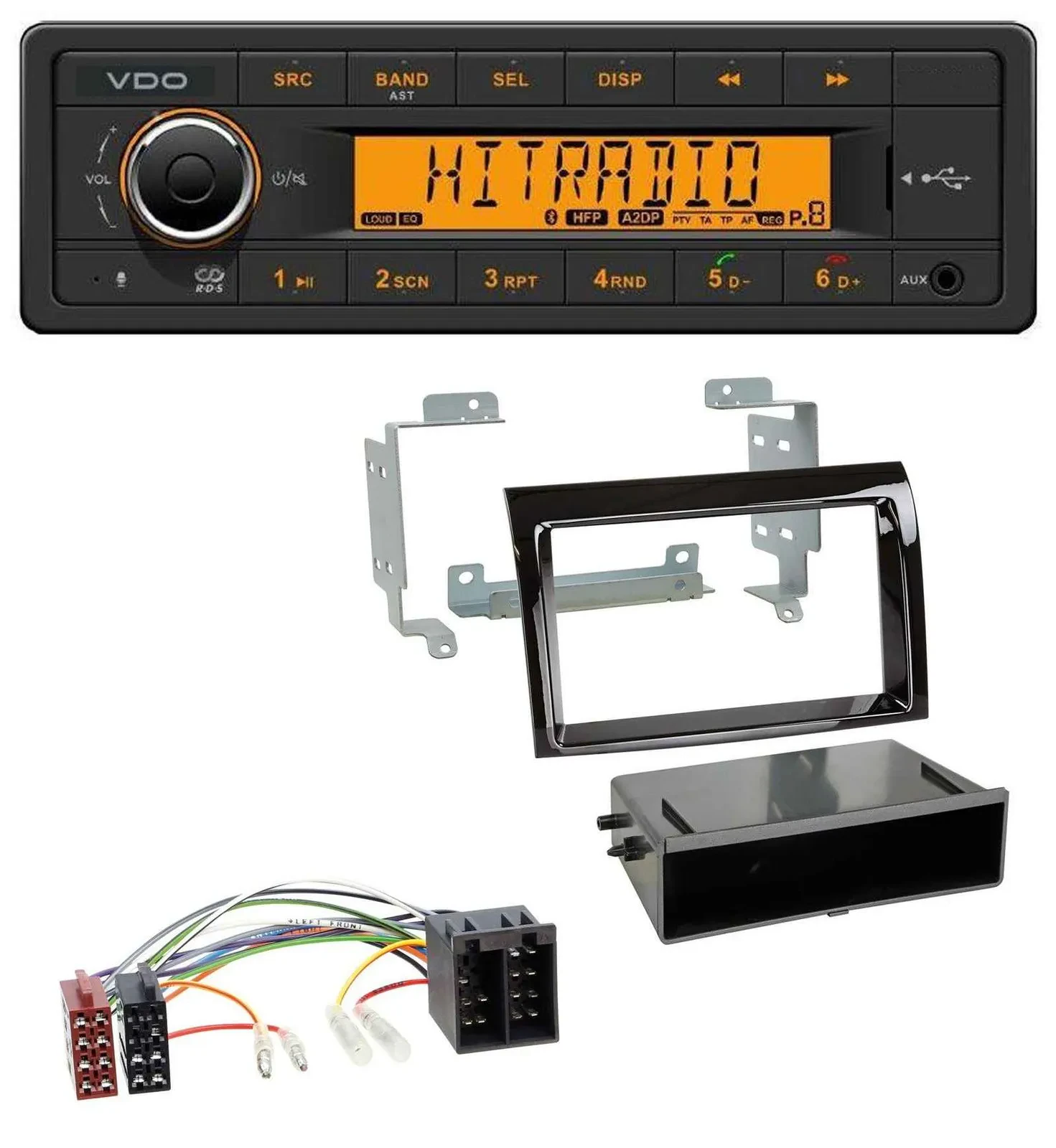 VDO AUX USB Bluetooth MP3 Autoradio für Fiat Ducato Citroen Jumper 06-11 piano s