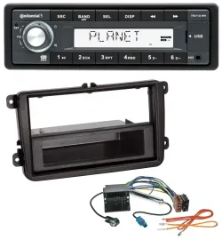 Автомагнитола для Skoda Fabia/Octavia/Rapid/Roomster Continental 1DIN USB MP3 AUX