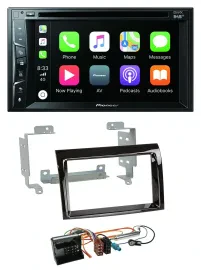 Pioneer MP3 USB DVD Bluetooth DAB 2DIN Autoradio für Citroen Jumper 2006-2011 Pi