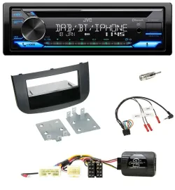 Автомагнитола JVC Bluetooth, USB, DAB, CD для Mitsubishi Colt (Z3B/Z3V/Z30/Z30G)
