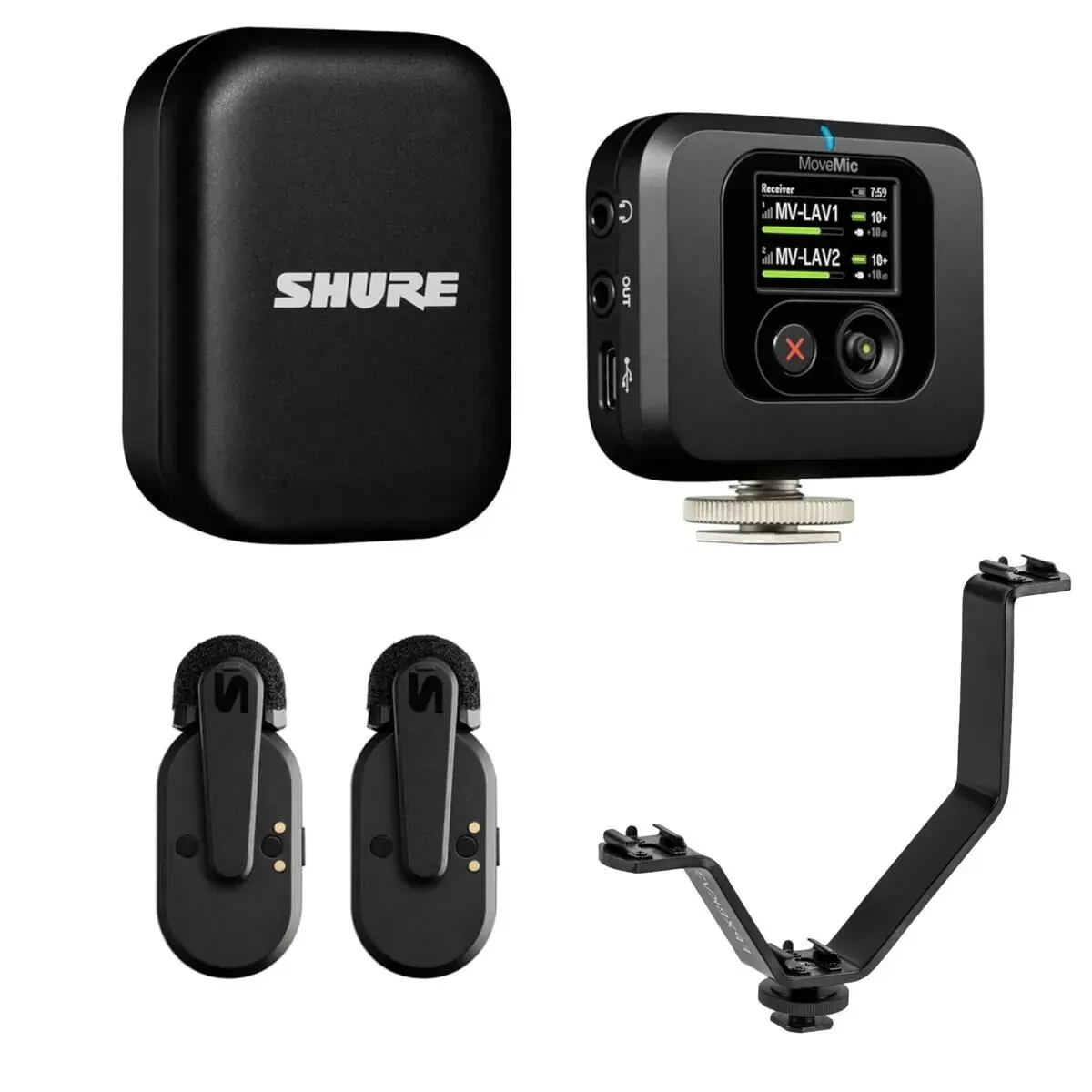 Микрофон для мобильных устройств Shure MV-TWO-KIT-Z7 K MoveMic