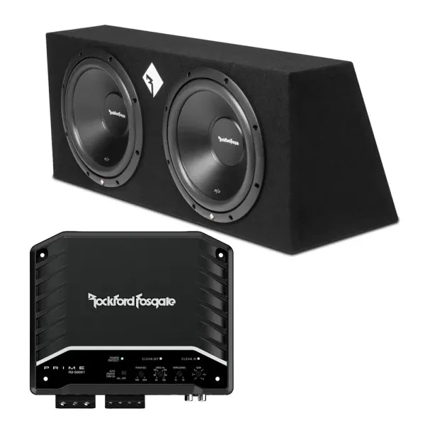 Rockford Fosgate R2-500X1 500W Amplified Loaded Enclosure Package