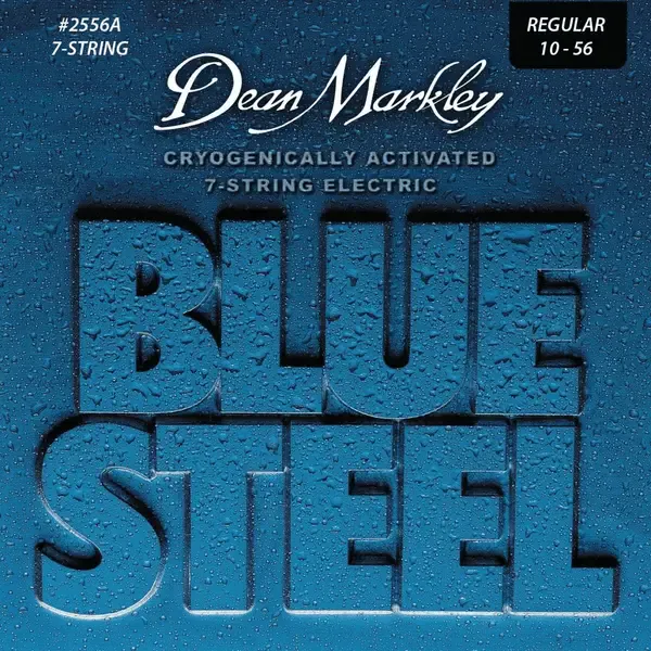 Струны для 7-струнной электрогитары Dean Markley 2556A Blue Steel 10-56
