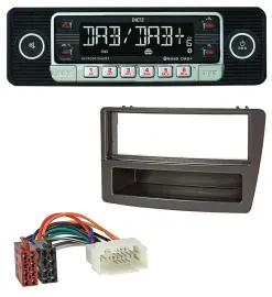 Dietz USB DAB MP3 Bluetooth Autoradio für Honda Civic 04-06 autom. Klima schwarz