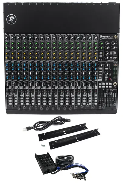 Аналоговый микшер Mackie 1604VLZ4 с рэковым креплением и мультикором