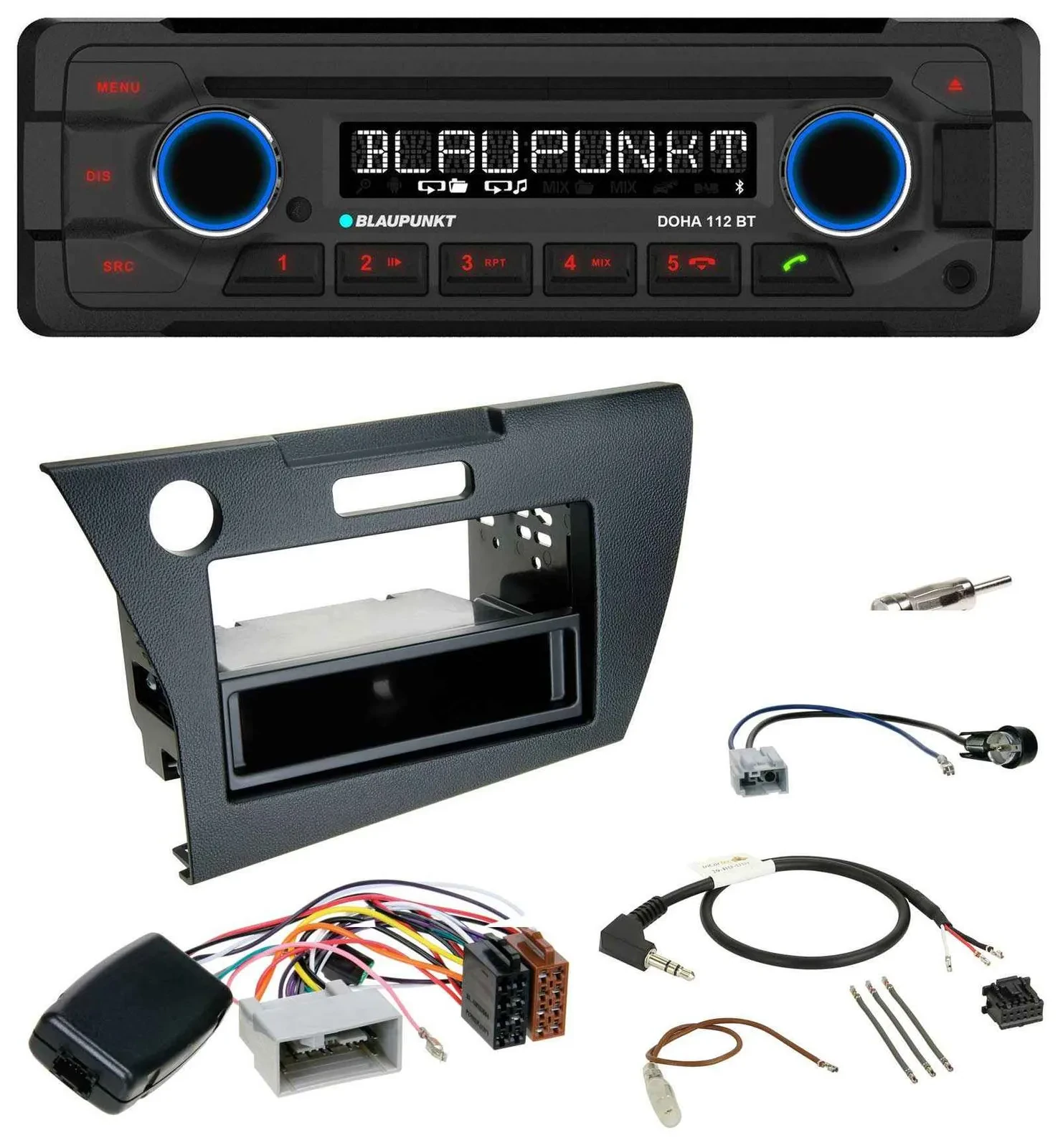 Blaupunkt Lenkrad MP3 CD Bluetooth USB Autoradio für Honda CR-Z 2010-2013