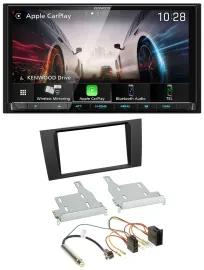 Kenwood MP3 2DIN USB DAB Bluetooth Autoradio für Audi A4 B5 1999-2001 Symphony