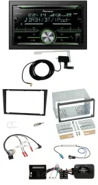 Pioneer CD USB Lenkrad Bluetooth 2DIN DAB Autoradio für Opel Corsa C Tigra Vectr