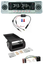 Dietz DAB USB MP3 Bluetooth Autoradio für FIAT Fiorino (ab 2008)