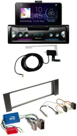 Pioneer DAB Bluetooth MP3 USB Autoradio für Audi A4 B6 00-04 Aktivsystem Mini-IS